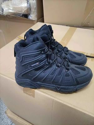 Sepatu Keselamatan Taktis High Top Sepatu Militer TPU+mesh Sepatu Taktis Sol Karet Sepatu Hiking