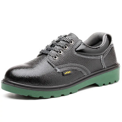 Beli Metal Toe Sepatu Keamanan Industri PU Baju Kerja Kulit Hitam Untuk Pria online manufacture