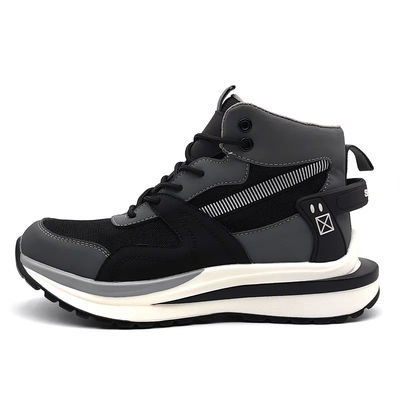 Beli S3 Sepatu Keamanan Nyaman Ringan Bernafas Sepatu Baja Kaki Abu-abu online manufacture