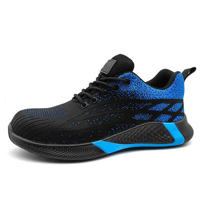 Beli Sepatu kerja industri bernapas S1P S3 Fly Knit Sepatu lari ringan online manufacture