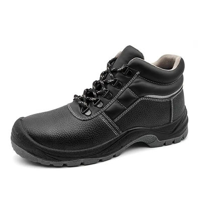 Beli Sepatu kulit asli hitam Anti-pencuran Sepatu kerja Pertambangan online manufacture