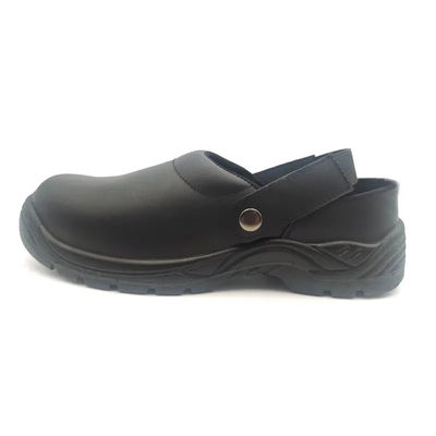 Beli Black Steel Toe Sepatu Dapur Unisex Restoran Pekerjaan Sepatu Non Slip Bersih Mudah online manufacture