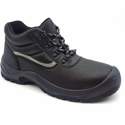 Beli Sepatu keselamatan industri PU Sepatu kerja kulit hitam untuk pria online manufacture