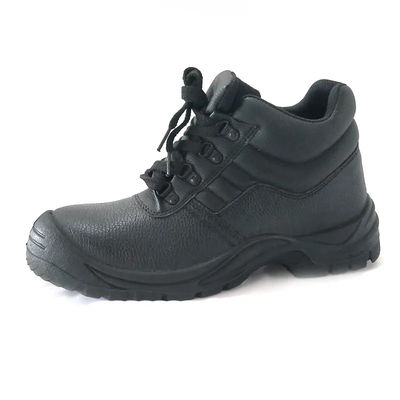 Beli Sepatu Kulit Asli Hitam Jaringan Baja Atas Kaki Sepatu Kerja Untuk Pria online manufacture
