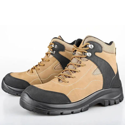 Beli Baja Kuning Toe Cap Sepatu Kerja CE Pria Nubuck Boots Untuk Musim Dingin online manufacture
