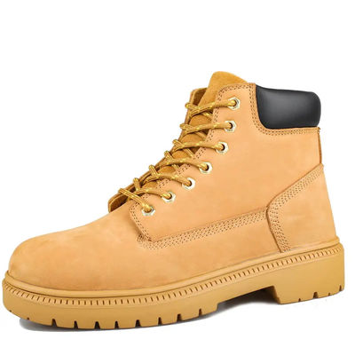 Beli Nubuck Kulit Baja Toe Sepatu Olahraga Ringan Berat Bernafas Boots Kerja online manufacture