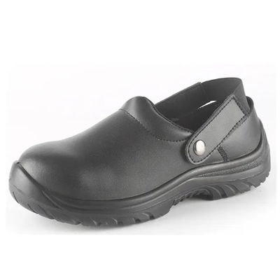 Beli Action Kulit Dapur Sepatu Keamanan Waterproof Baja Toe Slip Resistant Sepatu Hitam online manufacture