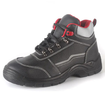 Beli Sepatu kerja keamanan industri tahan tusukan Sepatu kulit asli untuk pertambangan online manufacture