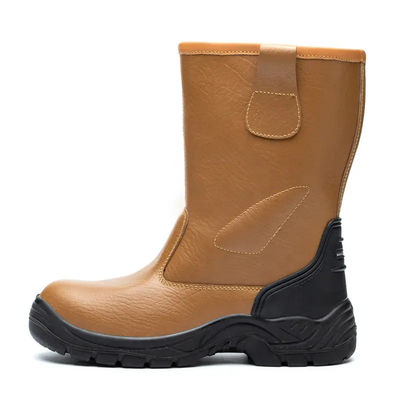 Beli Sepatu kerja kulit asli yang tahan minyak dan air Sepatu kerja kuning online manufacture