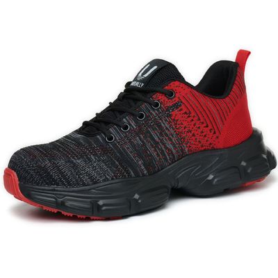 Beli Sepatu Keamanan Luar Ringan Anti Pencuran Bernafas Bernafas Sepatu Jari Baja online manufacture
