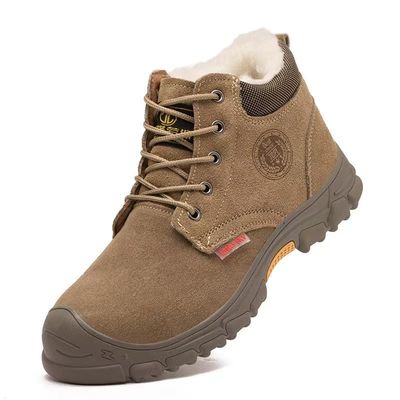 Beli Sepatu kerja baja yang terisolasi musim dingin Anti-slip Pakaian tahan pakai Sepatu keselamatan online manufacture