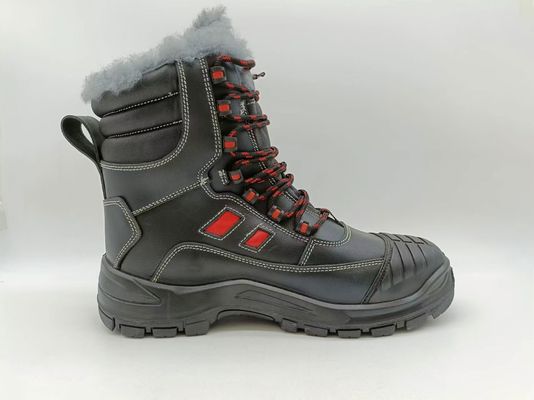 Beli Sepatu Kerja Kulit tahan lama Sepatu Baja Kaki Tinggi Musim Dingin online manufacture