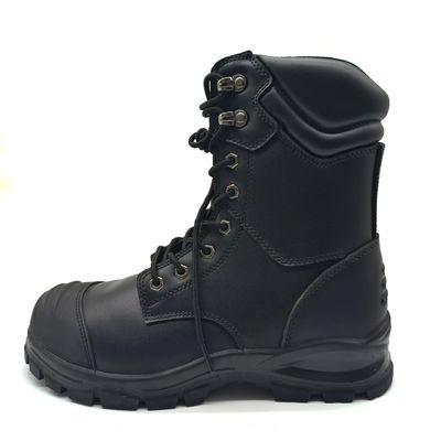 Beli Mid Top Style Martin Boots Anti Impact / Anti Puncture TPU Toe Cap Boots Hitam online manufacture