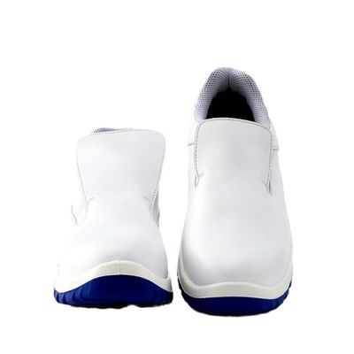 Beli Sepatu Keamanan Dapur ESD Putih, Kaki Baja, Ruang Bersih Anti Smash Disetujui online manufacture