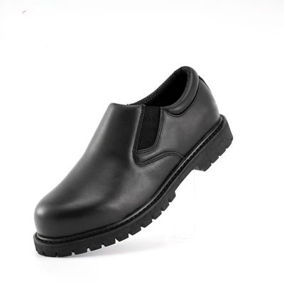 Beli Goodyear Welted Chef Shoes Hitam Full Grain Kulit Karet Karet online manufacture
