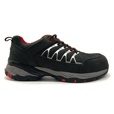 Beli Pria Low Top Outdoor Safety Shoes Kulit sapi Baja Toe MD Sol Sepatu hiking online manufacture