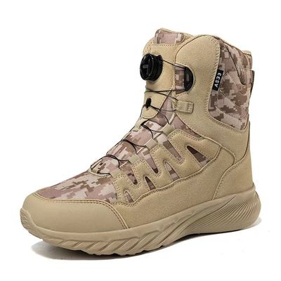 Beli Steel Toe Taktis Military Boots Unisex Waterproof Desert Boots Untuk Hiking Eksplorasi Luar Ruang online manufacture