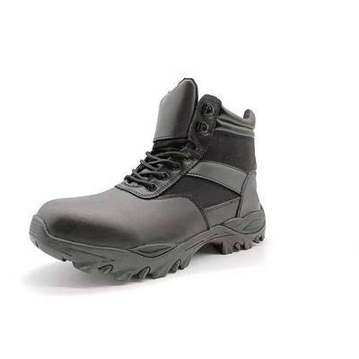 Beli Pria Hitam Full Grain Desert Boots Serbaguna Latihan Kerja dan hiking Sepatu online manufacture