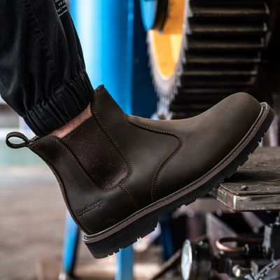 Beli Klasik Round Toe Waterproof Woodland Chelsea Bergaya Sepatu Kerja online manufacture
