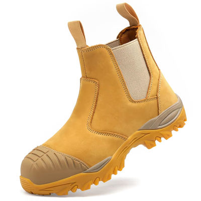 Beli Waterproof Nubuck Kulit Sepatu Keamanan Untuk Pria Grosir online manufacture