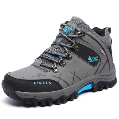 Beli Brown Desert Hiking Mendaki Pegunungan Berlari Sepatu Dalam Kulit Asli Untuk Pria Dan Wanita online manufacture