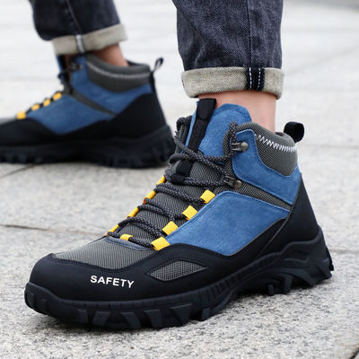 Beli Kevlar Midsole Unisex Suede Microfiber Wire Cloth Sepatu Keamanan Sepatu Keamanan Karet Sepatu Kerja online manufacture