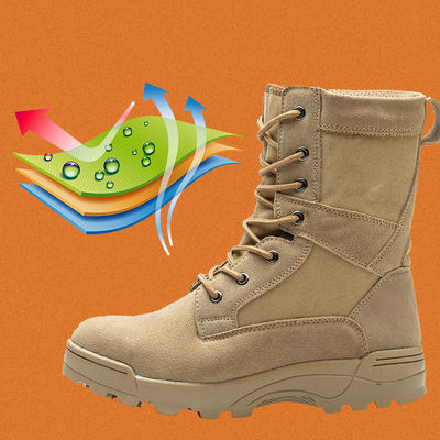 Beli Midsole lainnya Sand Kevlar Safety Boots Untuk pemadam kebakaran hutan Performa tinggi online manufacture