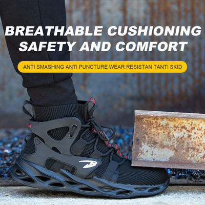 Beli Sepatu Kerja Keamanan OEM Sepatu Keamanan Terbuat Dari Tenun Terbang Sepatu Keamanan Nyaman Sepatu Keamanan Untuk Pria Dan Wanita online manufacture