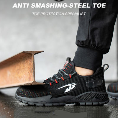 Beli Flying Weaving ringan nyaman baja sepatu kaki bernapas online manufacture