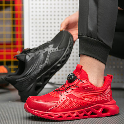 Beli Sepatu Keselamatan Industri TPU+Mikrofiber+Flying Knit dengan Sol EVA dan Midsole Kevlar online manufacture