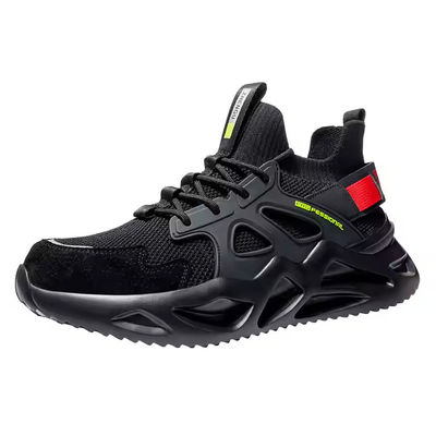Beli Sepatu Keselamatan Sol EVA Anti-Benturan yang Nyaman dan Tahan Lama dengan Upper Rajutan Terbang online manufacture