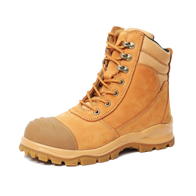 Beli OEM Gandum Kulit Asli Martin Sepatu Kerja PU+TPU Wok Sepatu Nucuck Sepatu Keamanan Baja Kaki Baja Sepatu Keamanan Midsole online manufacture