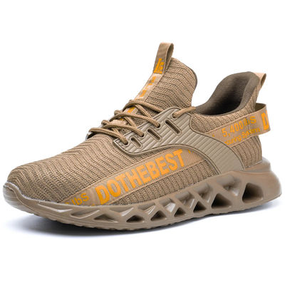 Kain Uppe Sepatu keselamatan nyaman Anti slip Sepatu karet ringan
