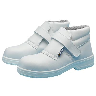 Steel Toe Perawat Sepatu Keamanan Anti Smash Mid Top Flat Boots Unisex