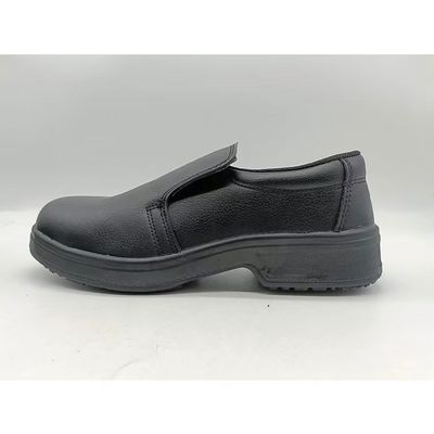 Sepatu Keamanan Dapur Baja Kaki Anti Smash Anti Puncture Slip On Low Top