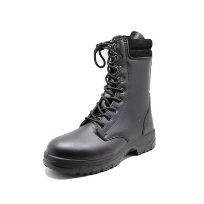 Pria Hitam Full Grain Desert Boots Serbaguna Latihan Kerja dan hiking Sepatu