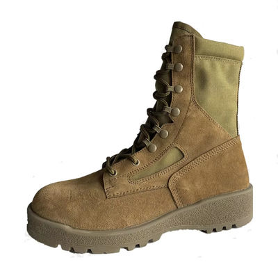 Color Desert Combat Boots Anti Slip Rubber Sole Sepatu Latihan Luar Ruangan