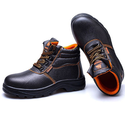 Pria Sepatu Keselamatan Kerja Sepatu dengan Steel Toe dan Steel Anti slip