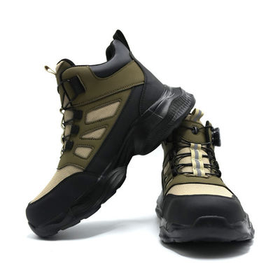 Unisex Microfiber Leather Kevlar Work Shoes Konstruksi Sepatu Konstruksi Sepatu Kerja Anti Smashing