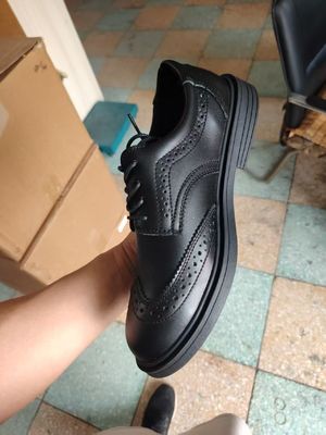 Sepatu Safety Nyaman Sepatu Safety Kulit Sapi Ujung Besi Sepatu Safety Pria Sepatu Kerja Kevlar Sepatu Kerja Sol Karet